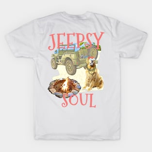 Jeepsy Soul Golden Retriever T-Shirt